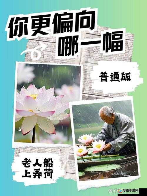 老人船上弄雨荷第十二集：雨中的浪漫与感动