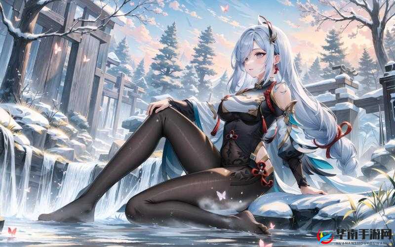原神申鹤无小内无爱心图片：绝美瞬间