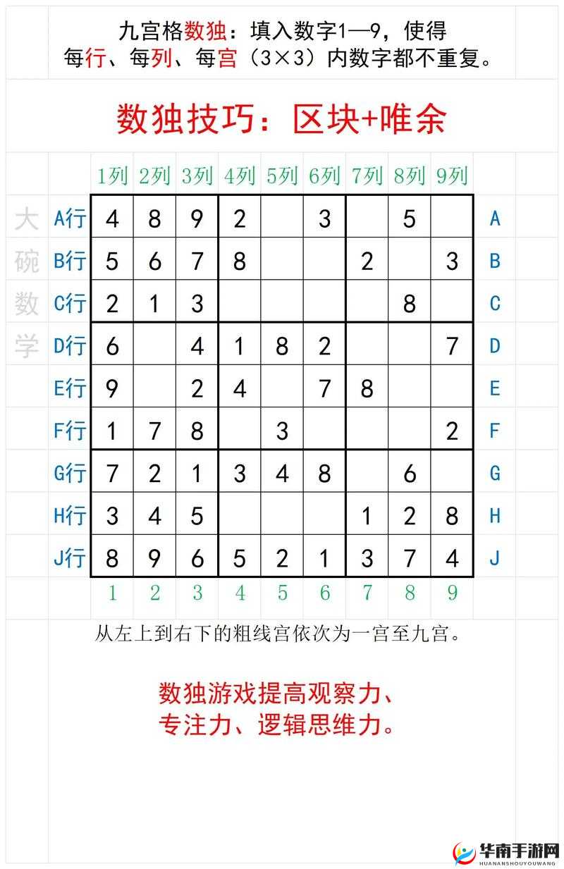 数独游戏玩法攻略：如何享受数独的乐趣