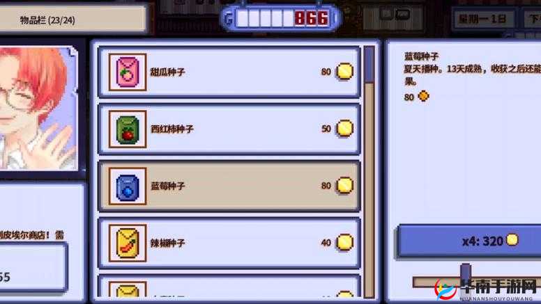 星露谷物语初期：哪些种子值得入手助你启航