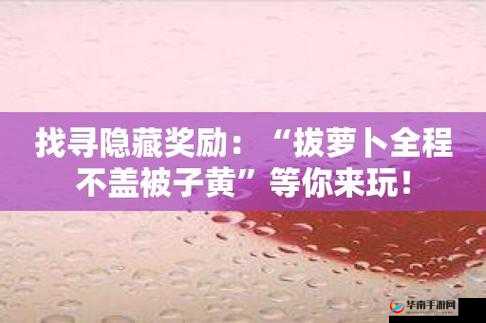 拔萝卜全程不该盖被子：探究这一现象的原因