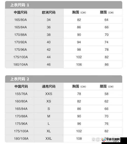 国产尺码和欧洲尺码表 2024：详细对比分析与差异解读