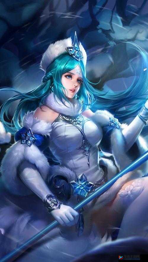 王昭君，冰雪之华法师，以凛冽之力掌控战场全局的传奇英雄