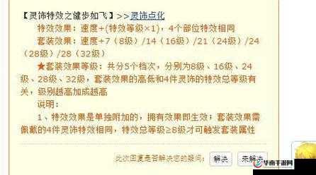 4 级健步如飞套装加多少速度：深入探究其速度加成细节