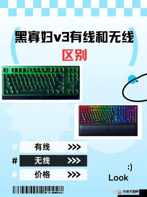 黑寡妇 V3 有线与无线区别大揭秘：性能表现与使用场景差异