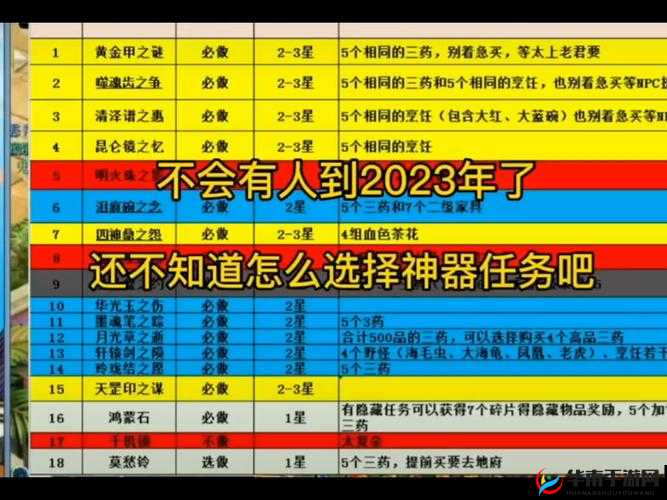 梦幻西游游戏深度解析，昆仑镜之忆神器任务全流程攻略详解