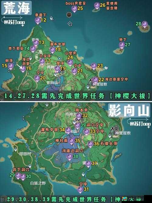 原神雷神瞳分布位置究竟在何处？全面探索攻略指南